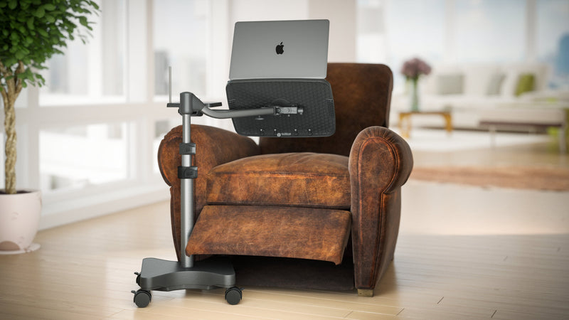 Load image into Gallery viewer, PRIOR MODEL LEVO G2 Deluxe Rolling Laptop Stand WITH Mouse Tray 22761