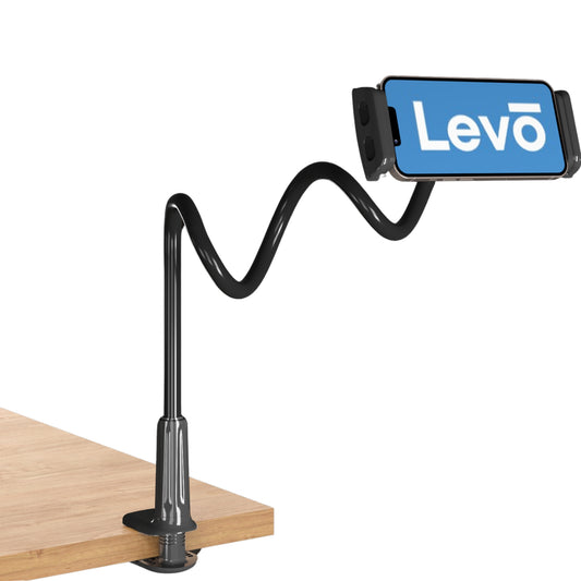 LEVO Gooseneck Clamp-on Phone Holder