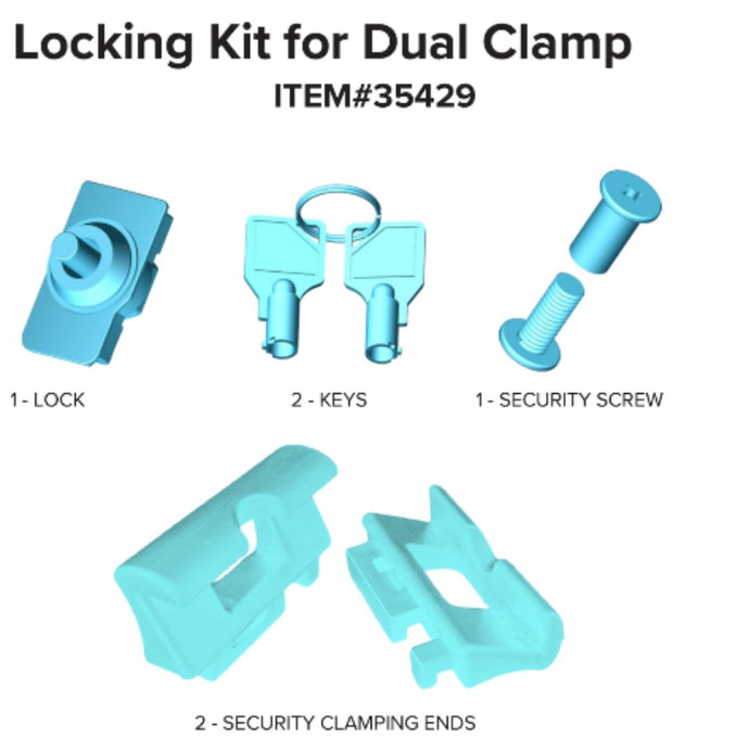 35429 - Key Lock Kit for Dual Clamp