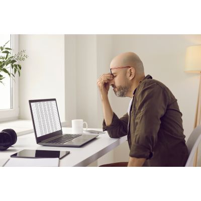 "Tech neck" reducing work productivity