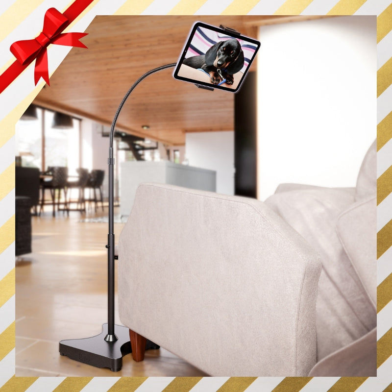 Load image into Gallery viewer, NEW - LEVO Gooseneck Tablet Floor Stand WITHOUT Casters
