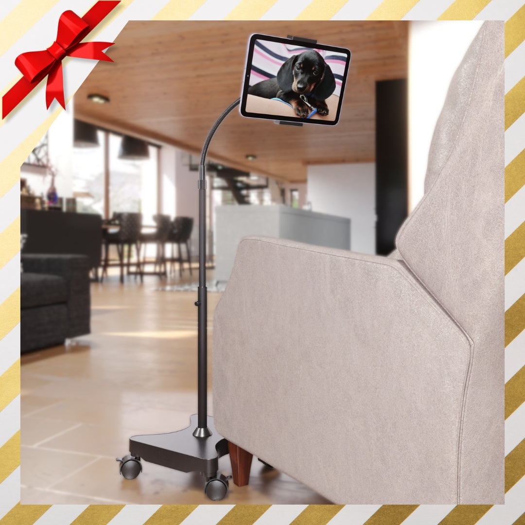 NEW - LEVO Gooseneck Tablet Floor Stand WITH Casters