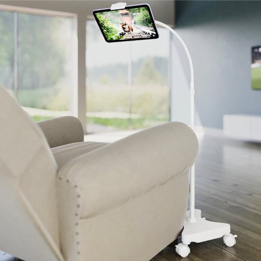 NEW - LEVO Gooseneck Tablet Floor Stand WITH Casters