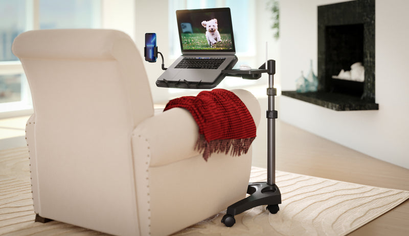 Load image into Gallery viewer, REFURBISHED LEVO G2 V16 Rolling Laptop Workstation Stand Cart
