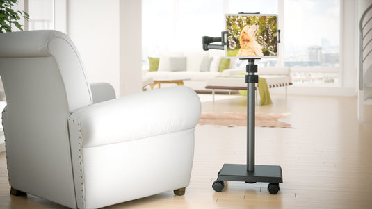 LEVO G2 Deluxe Tablet Floor Stand for all iPad, Kindle, Fire, Android, Samsung, Lenovo, Google, and Kids Tablets