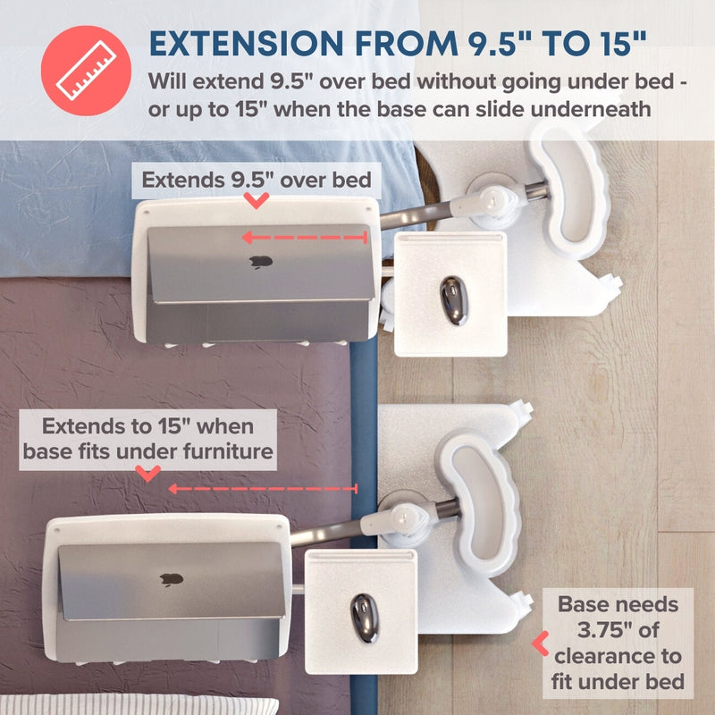Load image into Gallery viewer, LEVO G2 Deluxe Rolling Laptop Stand WITH Mouse Tray 33801
