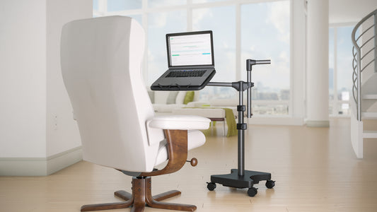 LEVO Second Arm for 33761 - Holds Tablets on SOME of our Laptop Stands