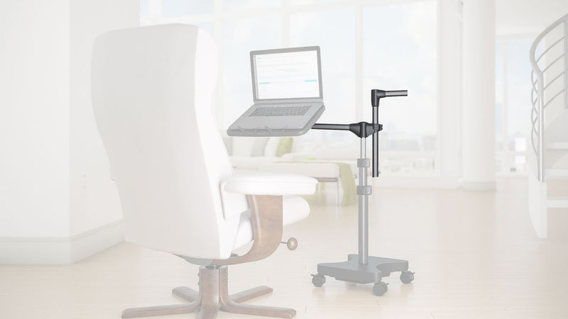 Load image into Gallery viewer, LEVO Second Arm for 33761 - Holds Tablets on SOME of our Laptop Stands
