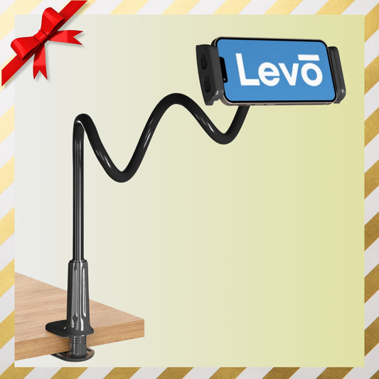 LEVO Clamp-on Gooseneck Tablet Holder – Phone and Tablet Mount