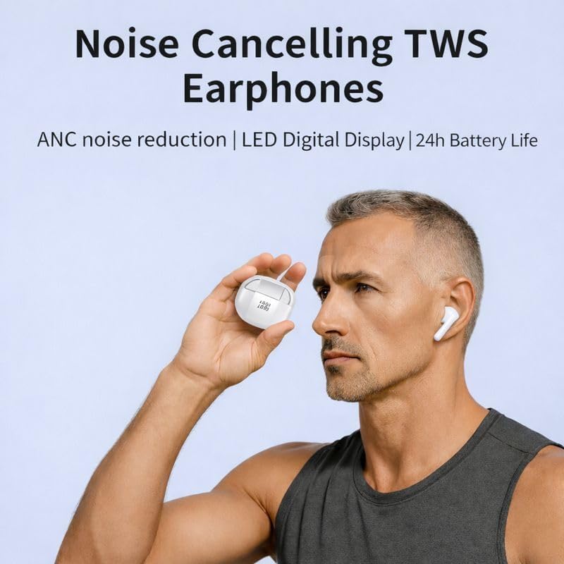 Load image into Gallery viewer, LEVO Wireless Earbuds – Noise Cancelling Bluetooth Earphones for Calls &amp; Work
