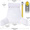 Husband Pillow Aspen Edition Backrest Pillow with Memory Foam - Size XXL