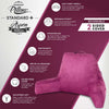 Husband Pillow Aspen Edition Backrest Pillow with Arms & Two-Sided Reversible Fabric - Size Standard