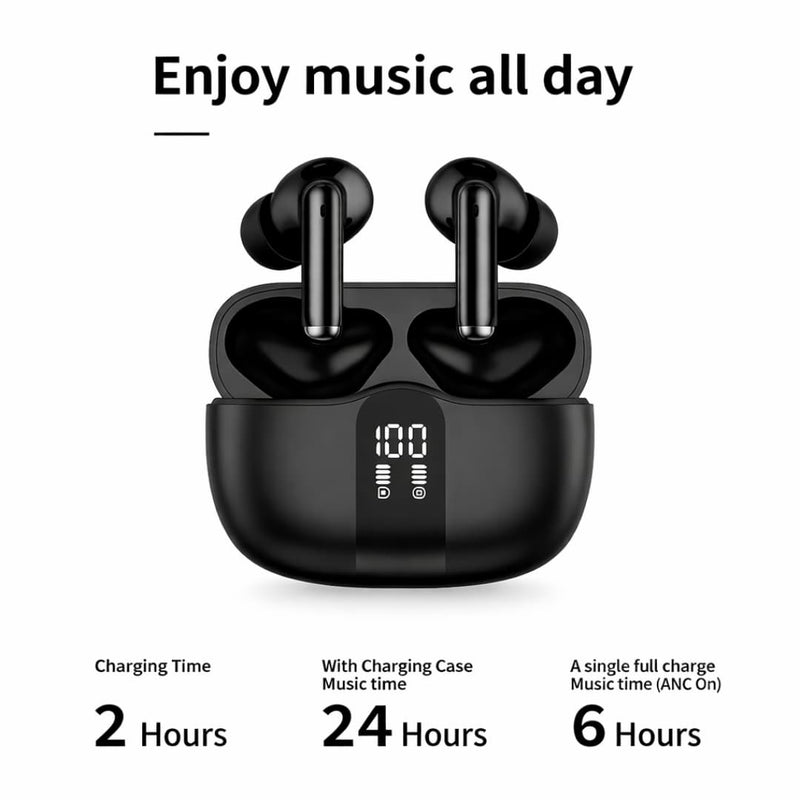 Load image into Gallery viewer, LEVO Wireless Earbuds – Noise Cancelling Bluetooth Earphones for Calls &amp; Work

