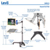 LEVO G2 V16 Rolling Tablet Stand Cart For Most Tablets & Cases