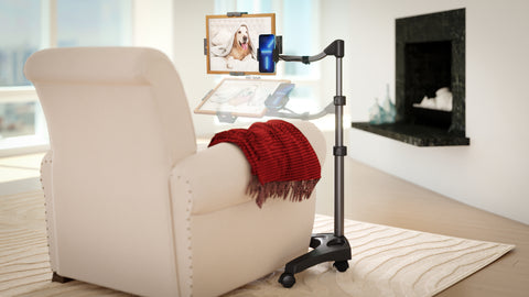 LEVO G2 V16 Rolling Tablet Stand Cart For Most Tablets & Cases