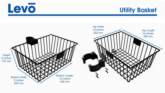 REFURBISHED LEVO Utility Basket for Some LEVO Stands